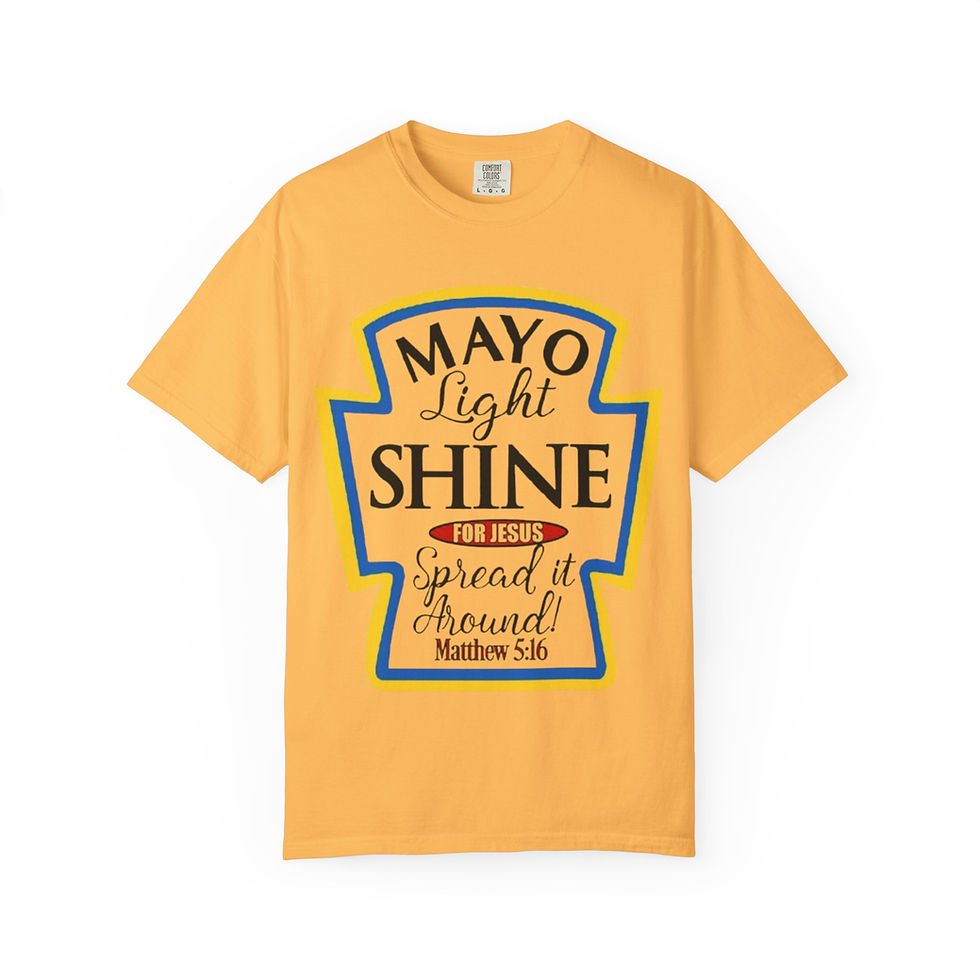 Thumbnail: Jesus Light Shine T-Shirt - Unisex Garment-Dyed