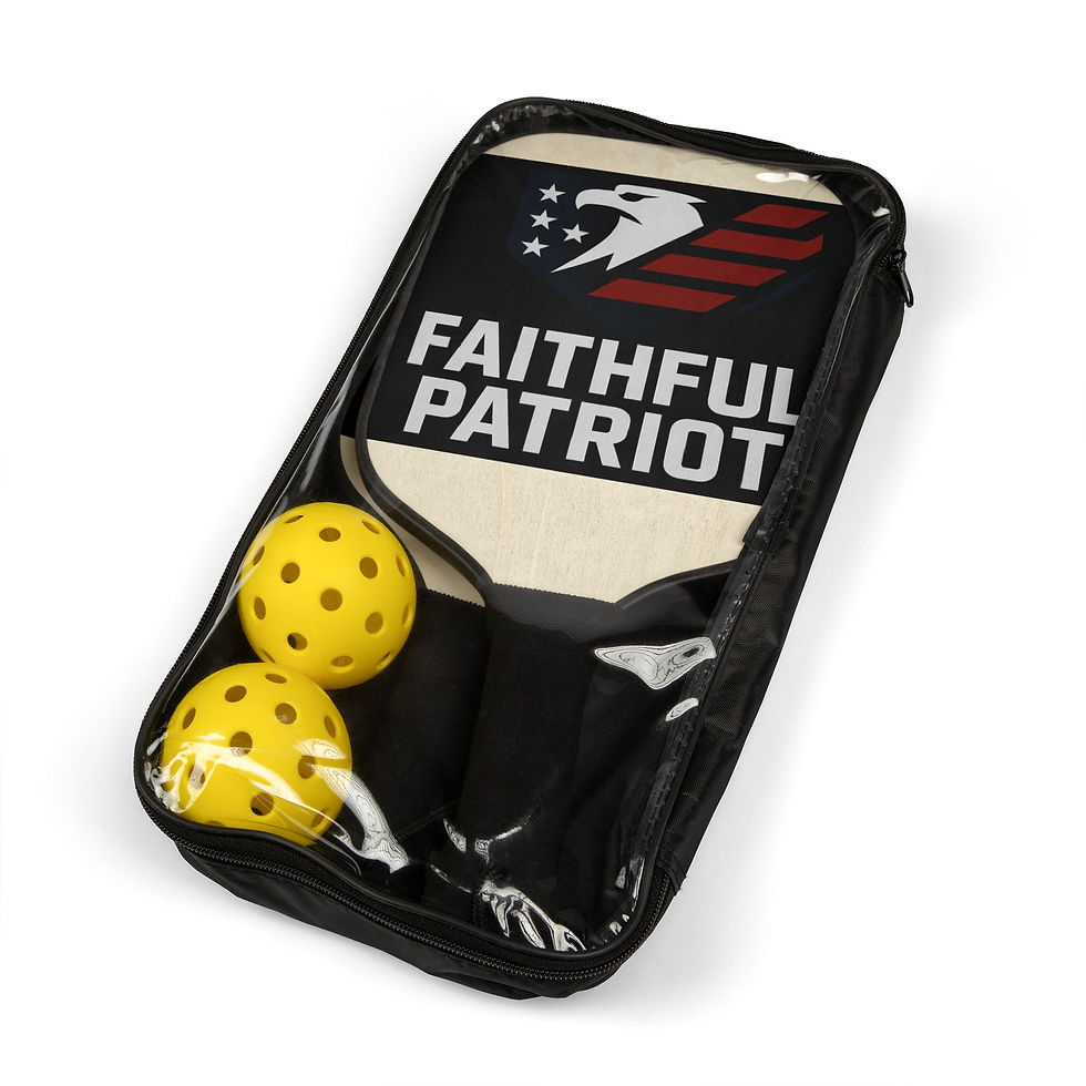 Thumbnail: Faithful Patriot Pickleball Kit - Perfect for Sports Lovers