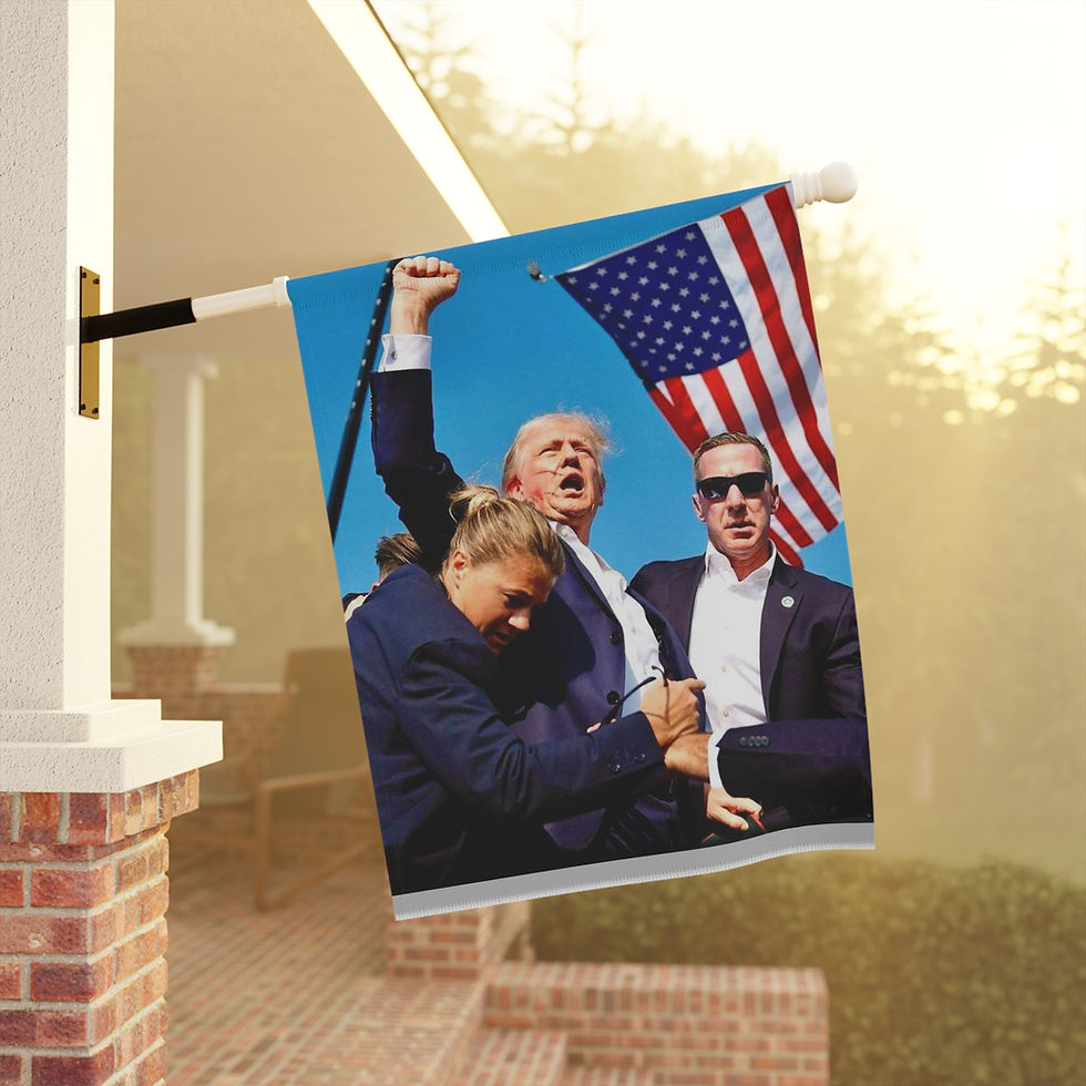 Thumbnail: Garden Party Flag, Patriotic Home Decor