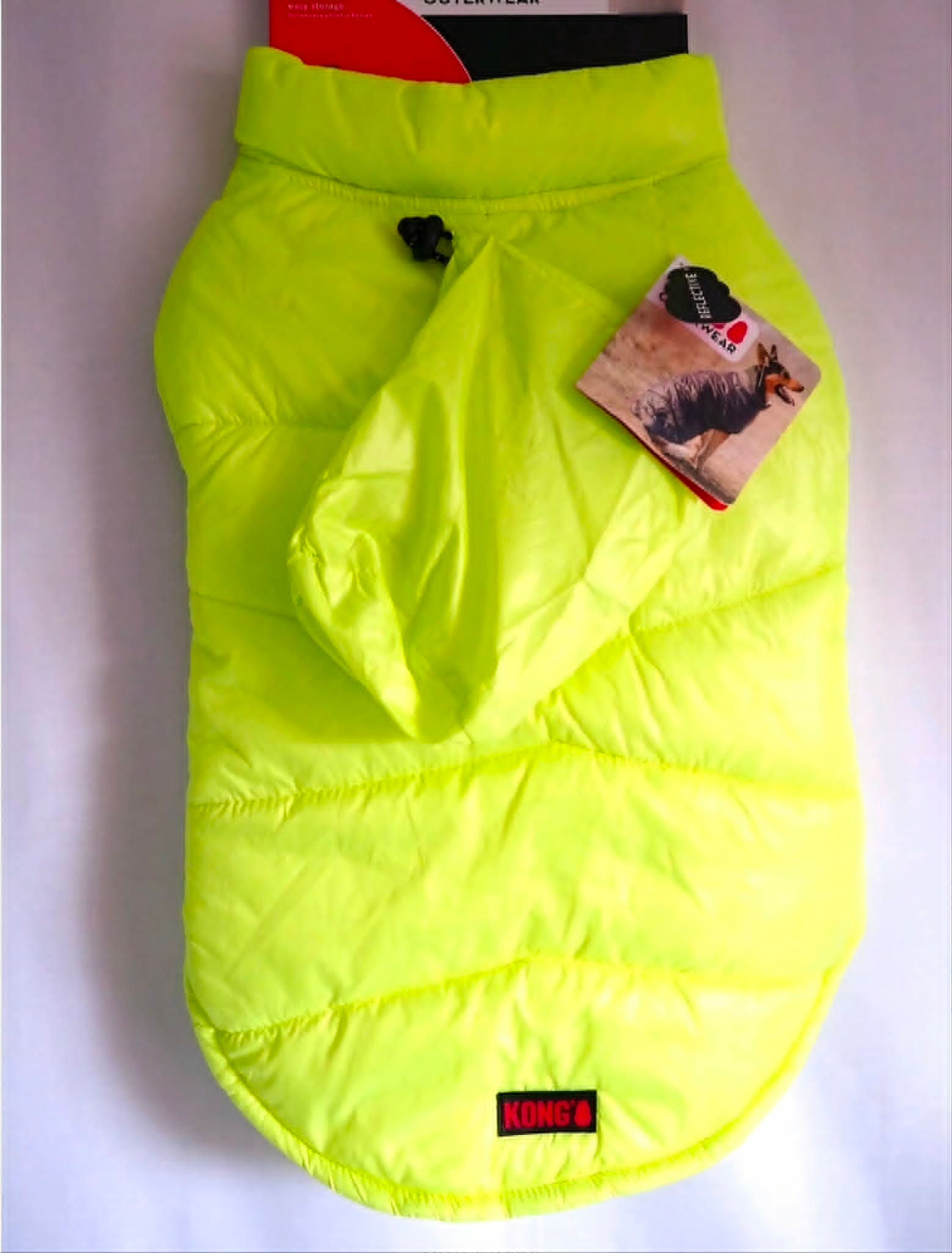 KONG Stuff Sack Puffer Jacket - Med & Large Lime Green