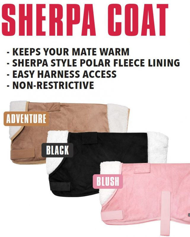 Thumbnail: Ruff N Rugged Sherpa Coat Adventure - Black Large 55 to 65 cm