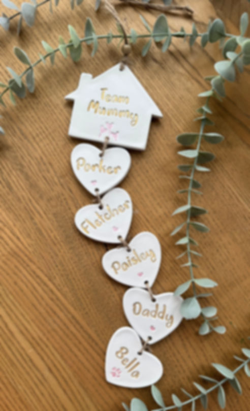 Team Mummy hanging decoration