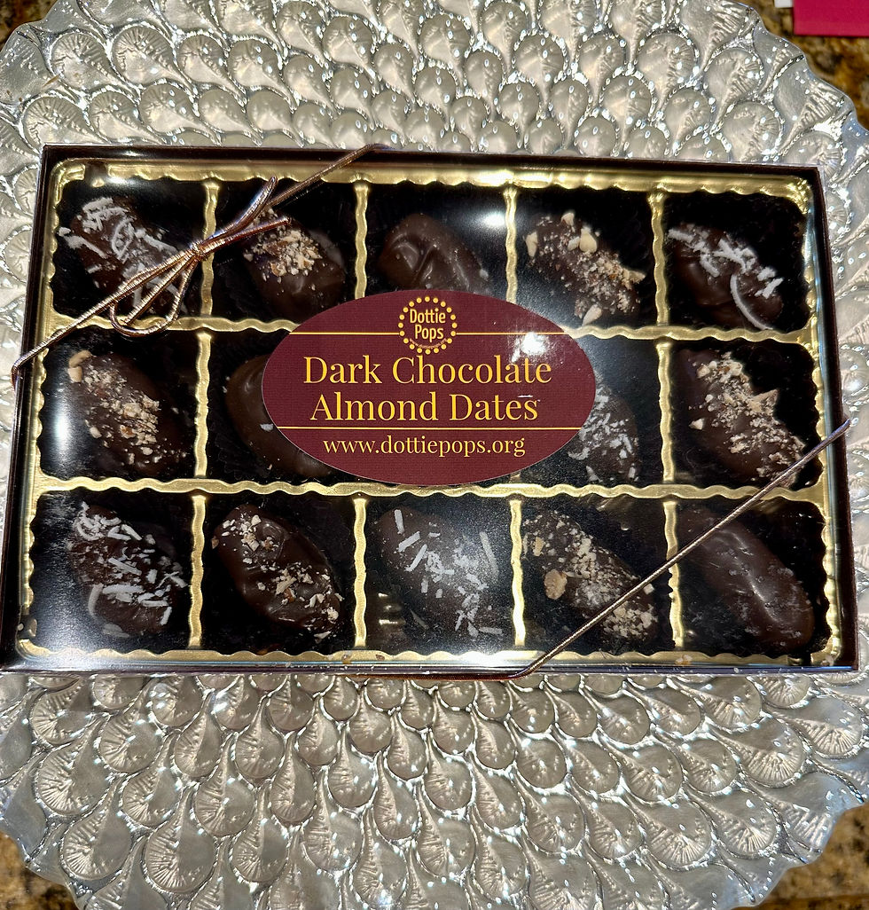 Delicious Chocolate Almond Dates