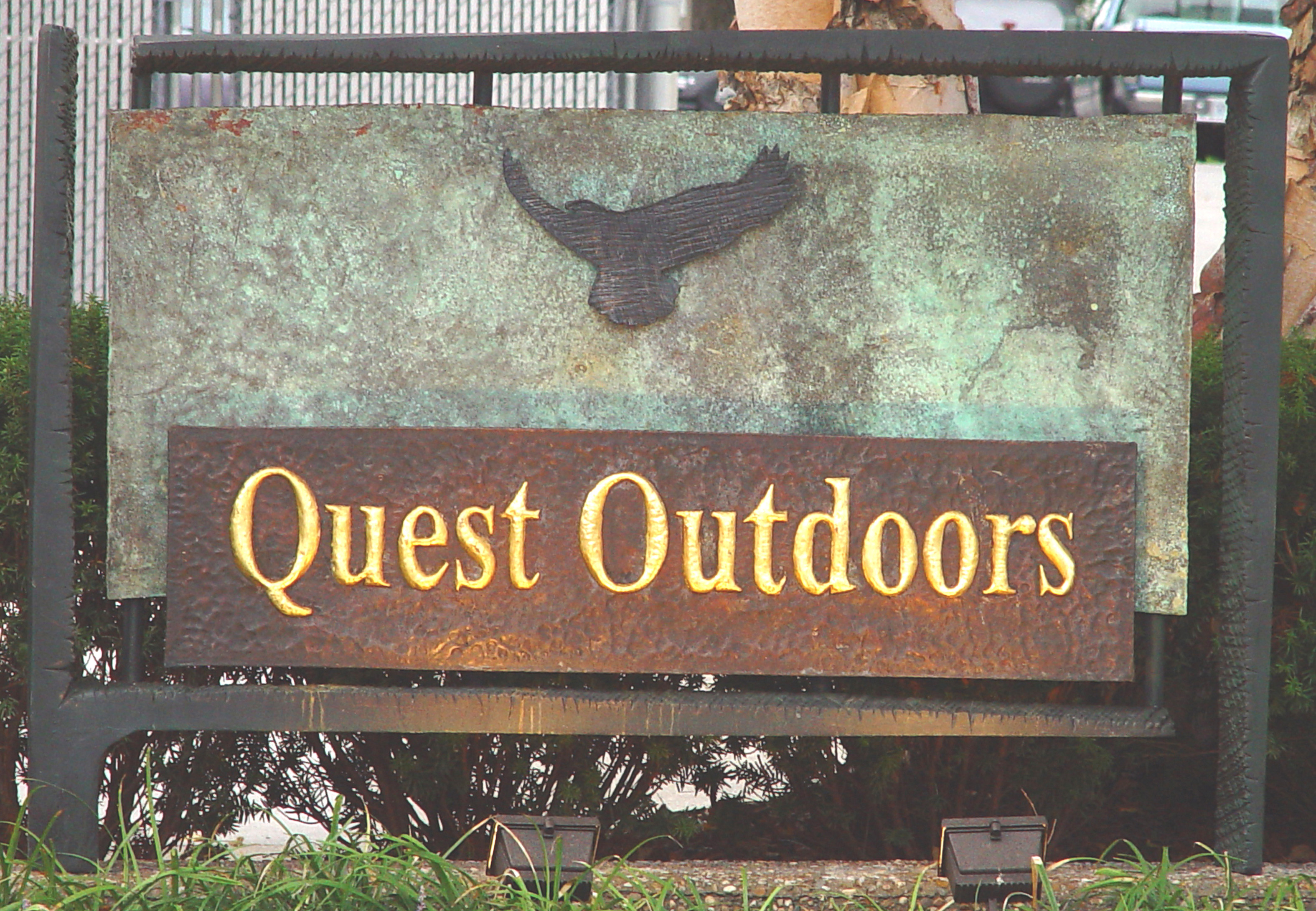sign quest outdoors
