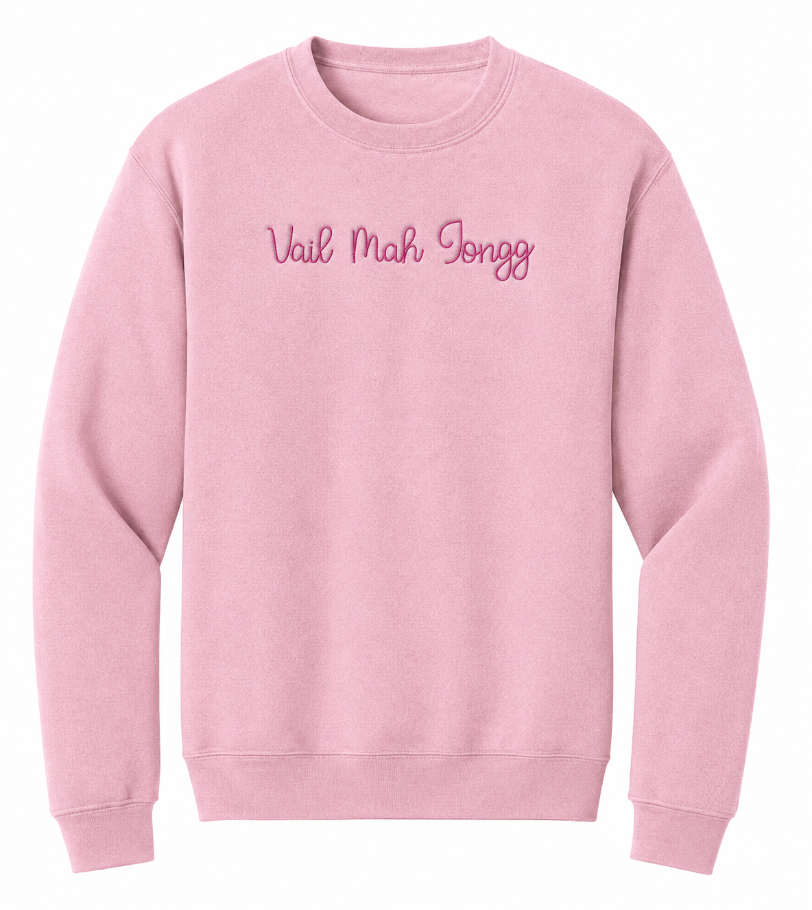 Vail Mah Jongg Pink Sweatshirt