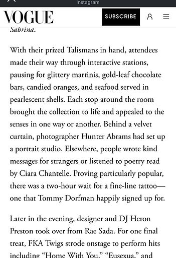 Ciara Chantelle Vogue Feature