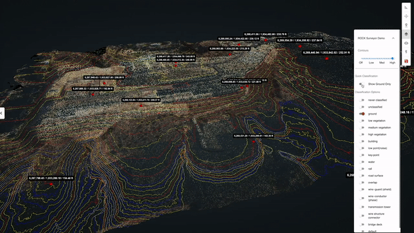 Digital elevation model (DEM)