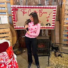 the real farmhers the cuddle barn woman with baby goat