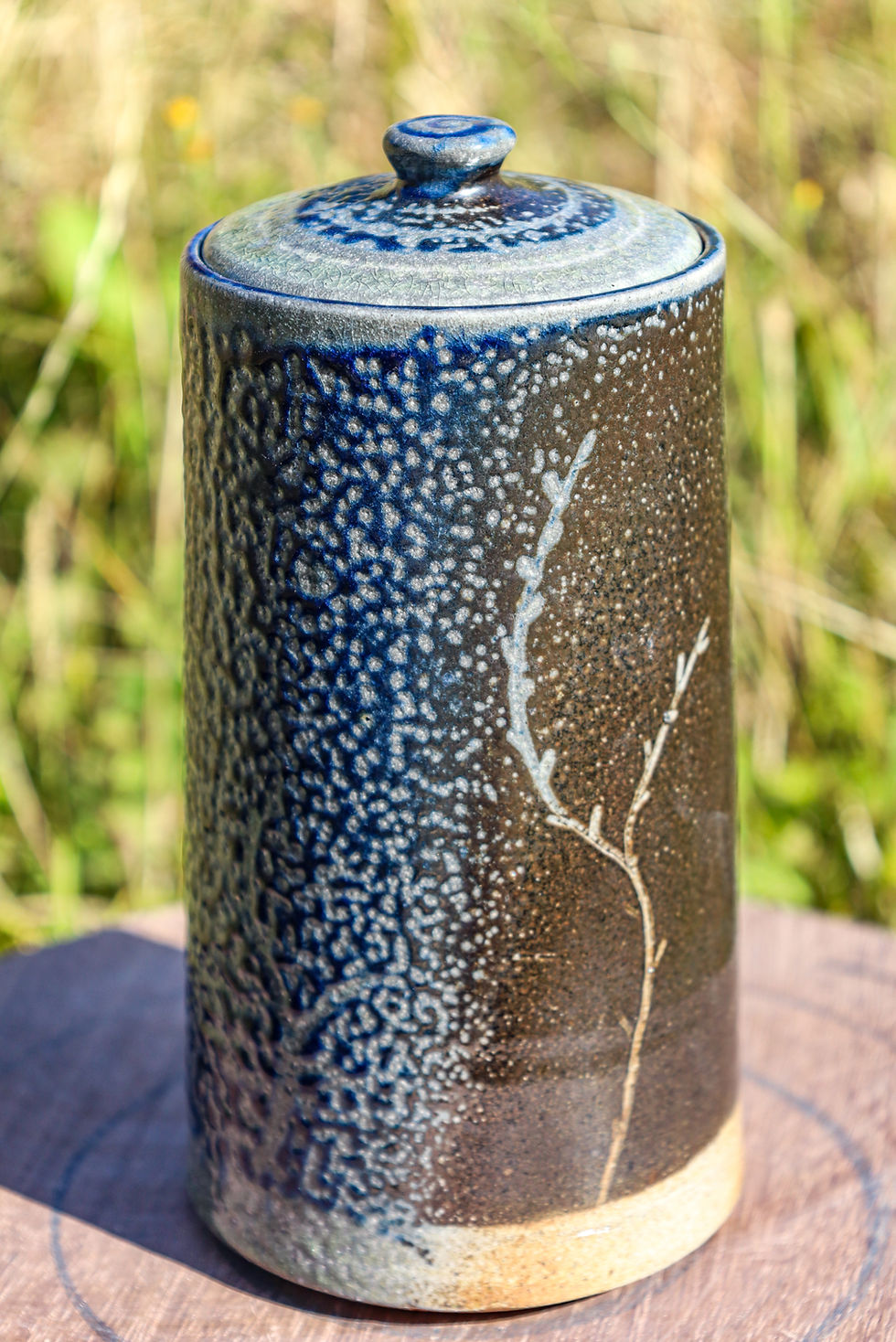 Thumbnail: Large Blue Soda Jar
