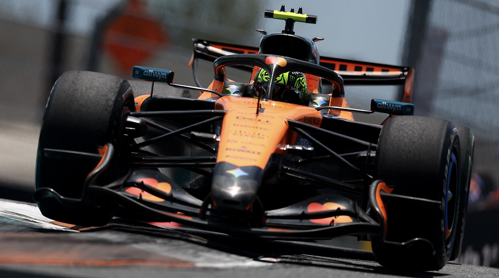Norris on Sprint pole in Miami as McLaren upgrades deliver