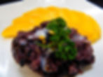 BLACK STICKY RICE WITH MANGO