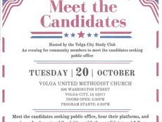 Volga Study Club to host Meet the Candidates Night on Tuesday, October 20th