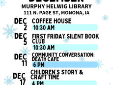 Murphy Helwig Library in Monona to host a number of events during the month of December