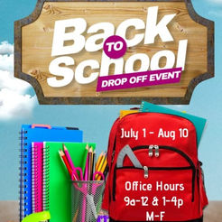 Shepherd of the Hills to hold Back To School Drop Off Event July 1st through August 10th