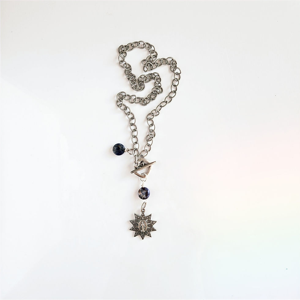Thumbnail: Make It Personal - Goddess Starburst Confetti Necklace