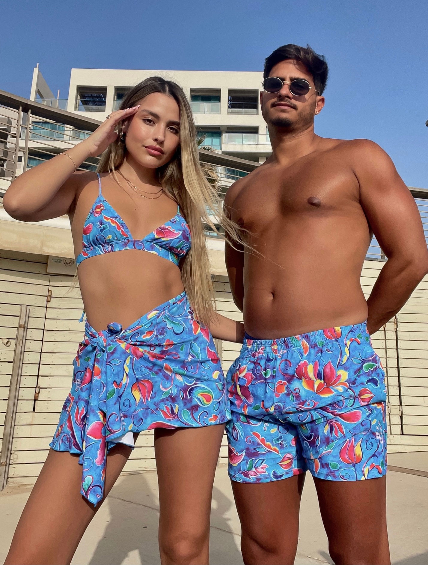 Blue Lagoon- Couple set