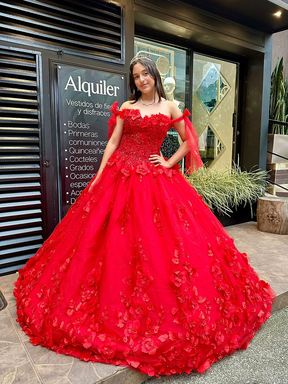Miniatura: Vestido 15s rojo