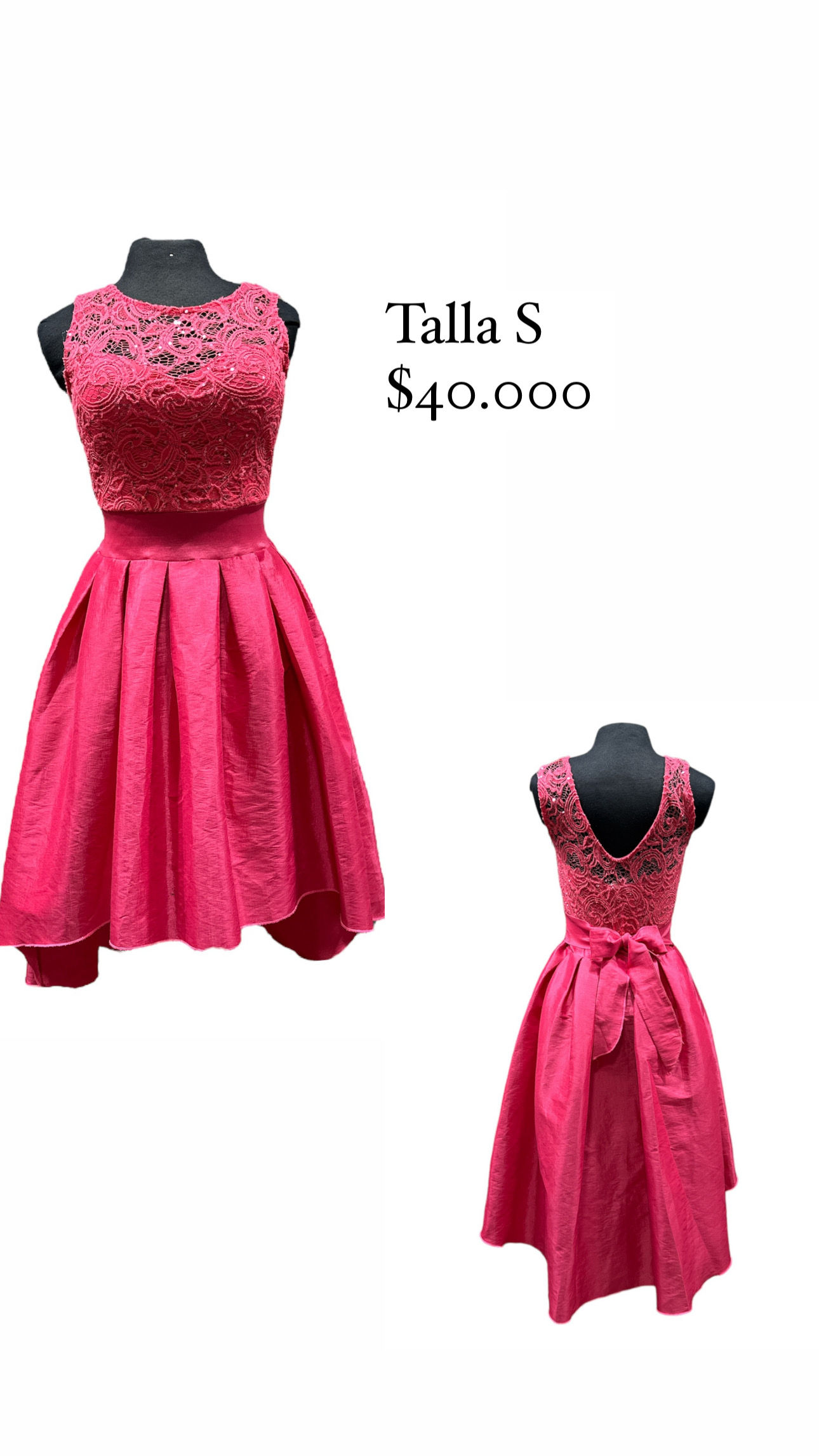Vestido fucsia