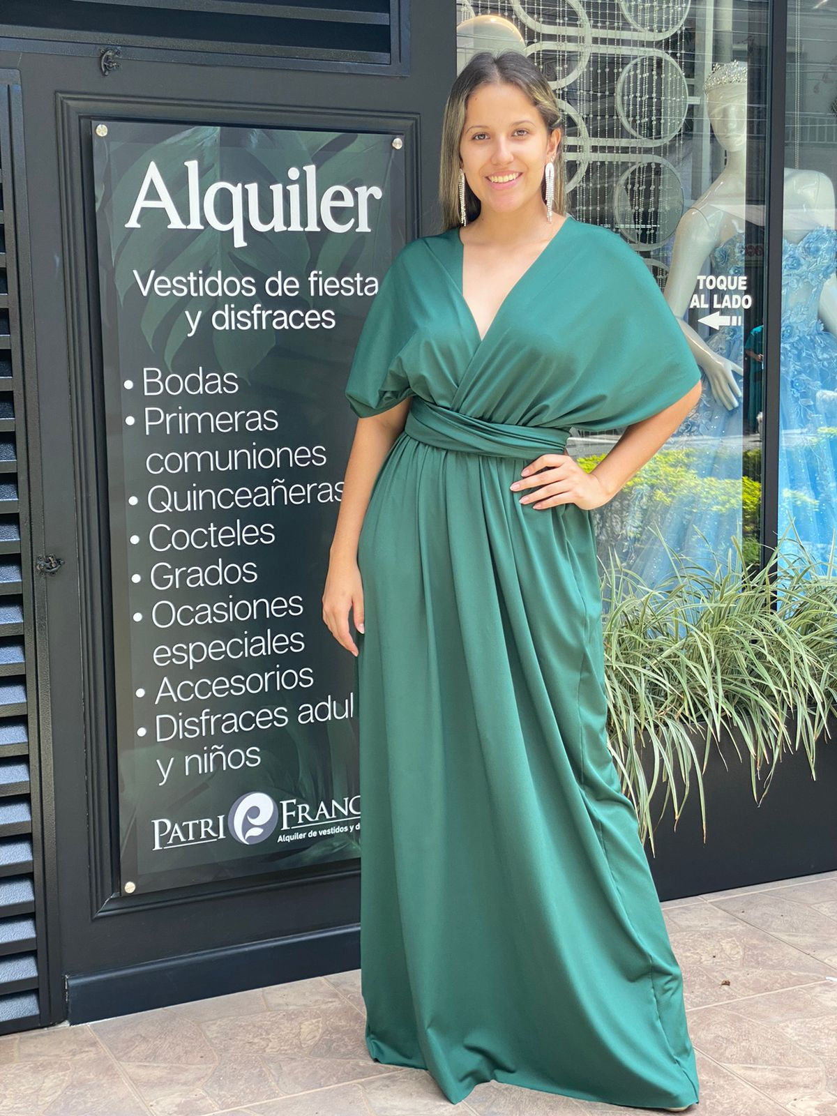 Vestido verde #4901