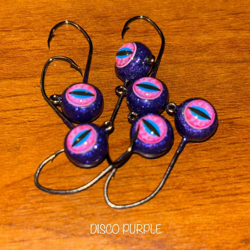 POCKET BOX 5 (50 JIG HOOKS with UV Blast and Oversize Eyes