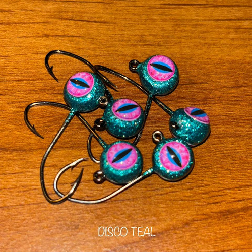 POCKET BOX 5 (50 JIG HOOKS with UV Blast and Oversize Eyes