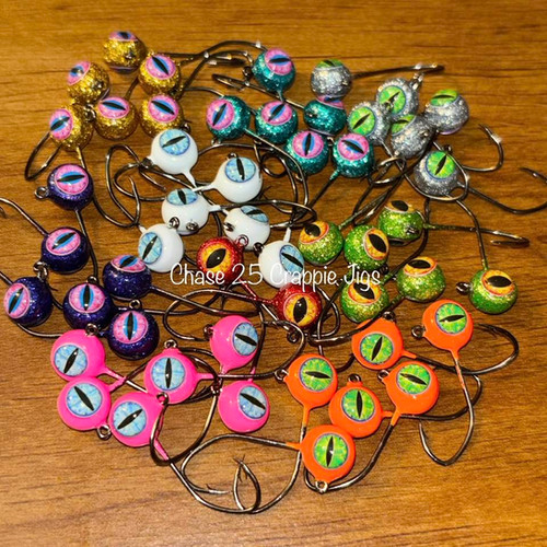 POCKET BOX 5 (50 JIG HOOKS with UV Blast and Oversize Eyes