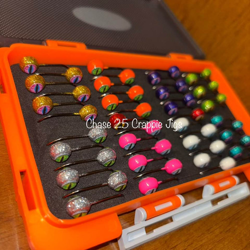 POCKET BOX 5 (50 JIG HOOKS with UV Blast and Oversize Eyes