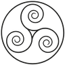 Spiritual Symbol of Triple Spiral