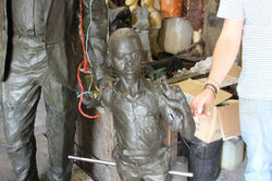 Wax sculpture - Bheki