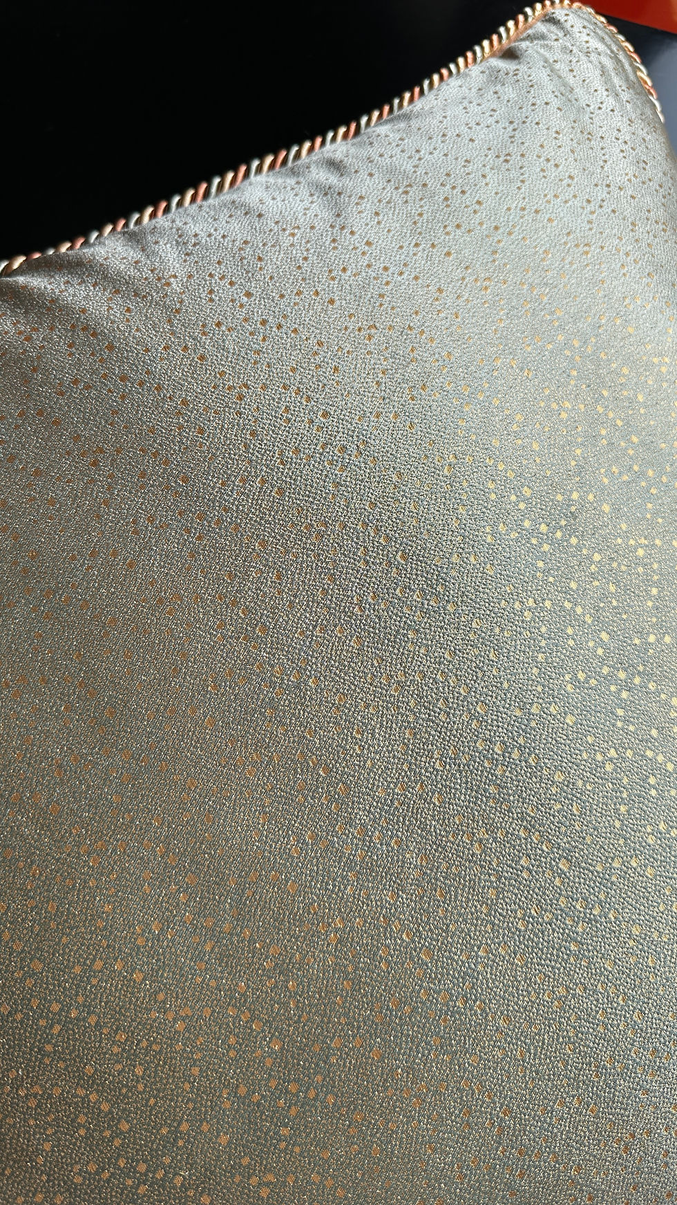 サムネイル： 枯淡 Kotan :  Narural gold & Matcha green (65cmx65cm)