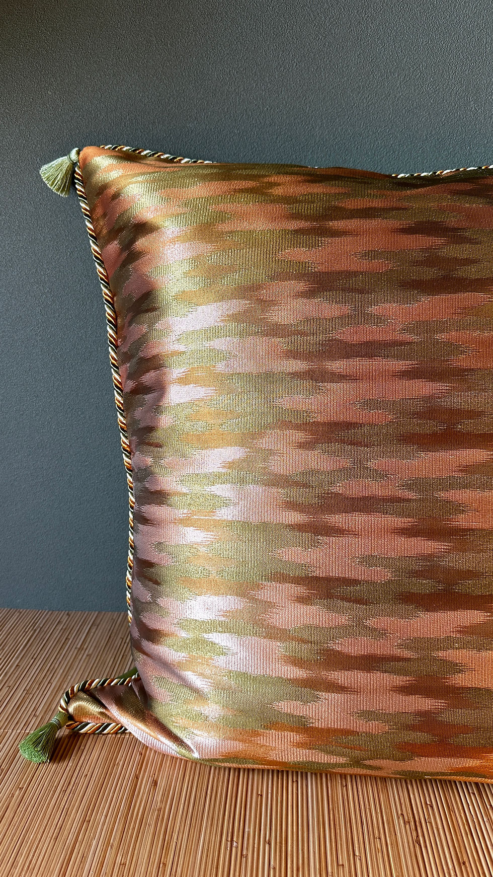 サムネイル： 風光 Fūkō : Green& Gold  (65cmx65cm)
