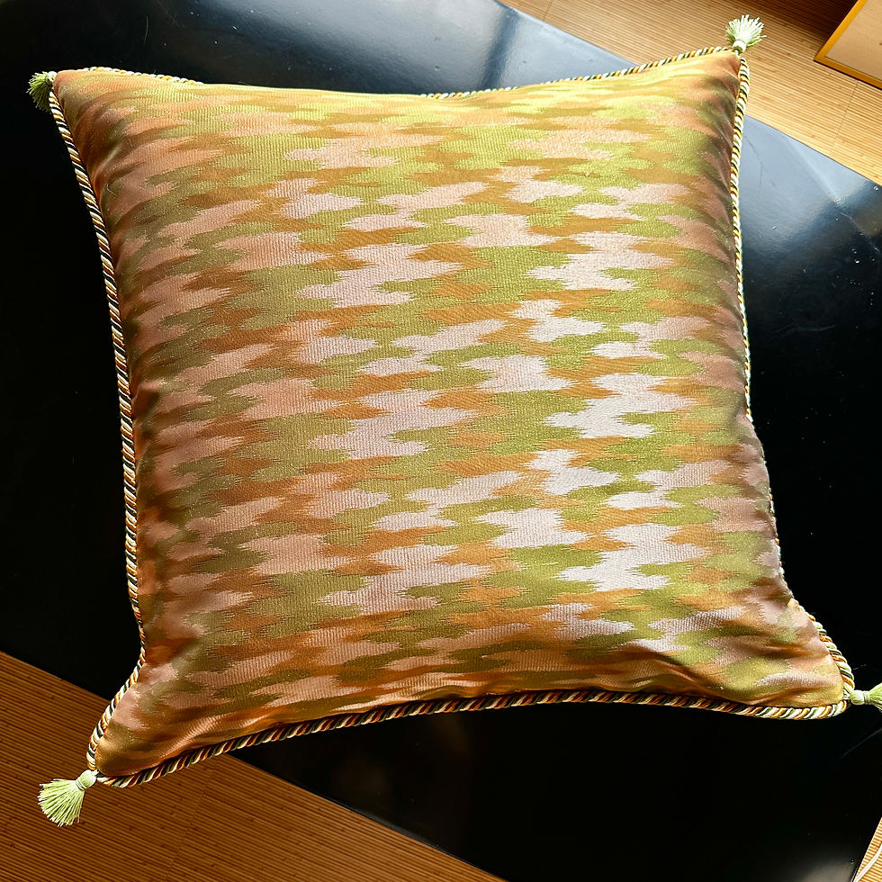 サムネイル： 風光 Fūkō : Green& Gold  (65cmx65cm)