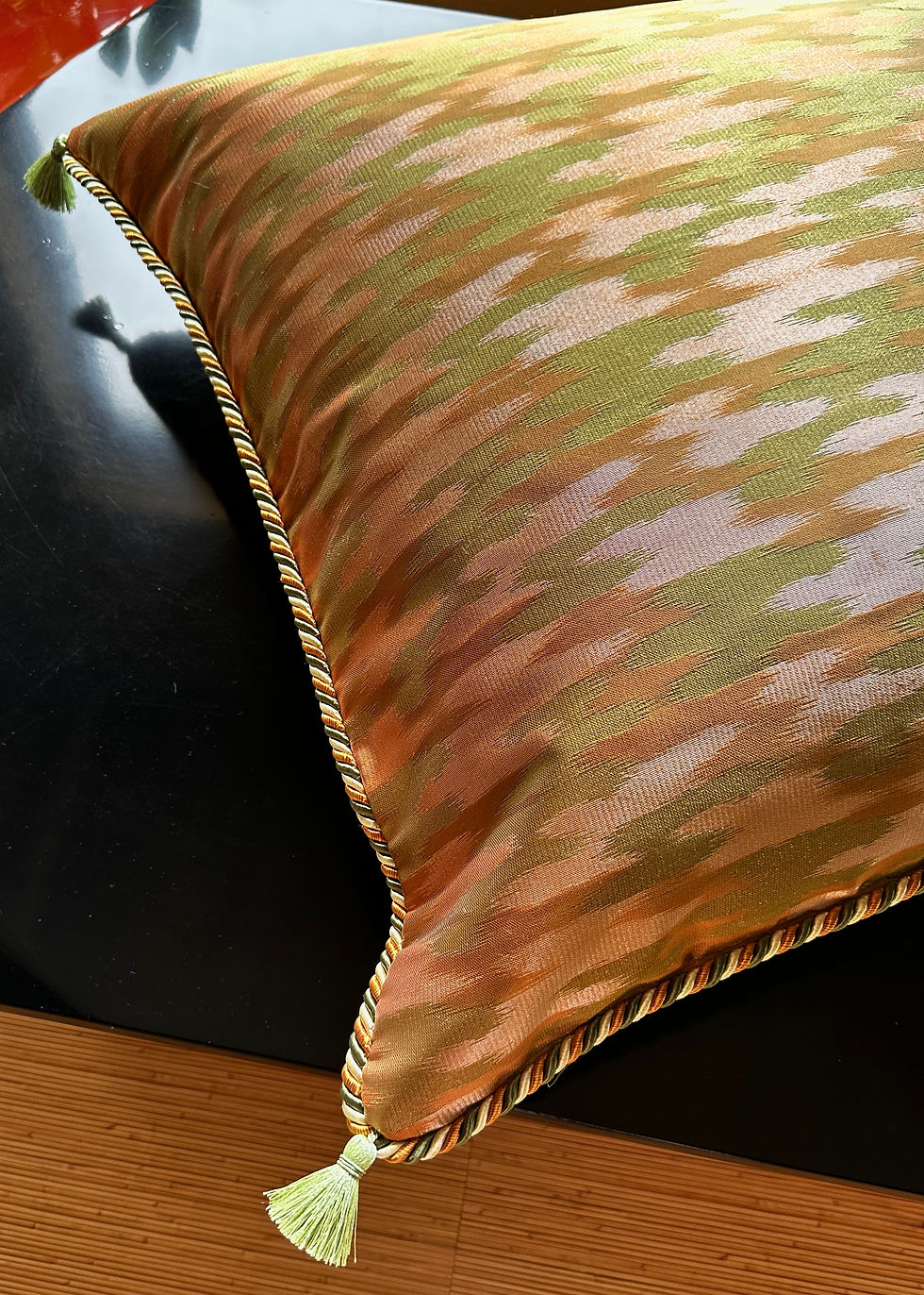 サムネイル： 風光 Fūkō : Green& Gold  (65cmx65cm)