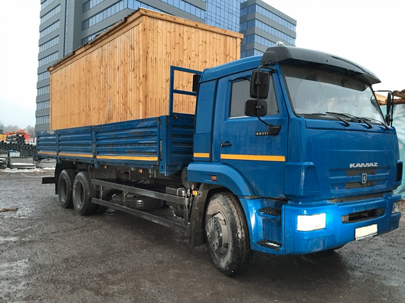 Грузовики с открытой боковой платформой