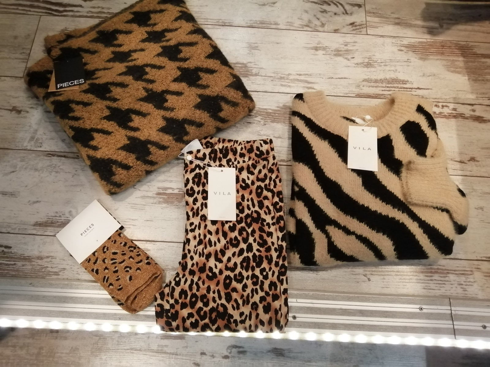 Pull imprimé zèbre