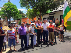 Inauguración Calle 11B entre carreras 24 y 27 - Barrio Siete de Agosto