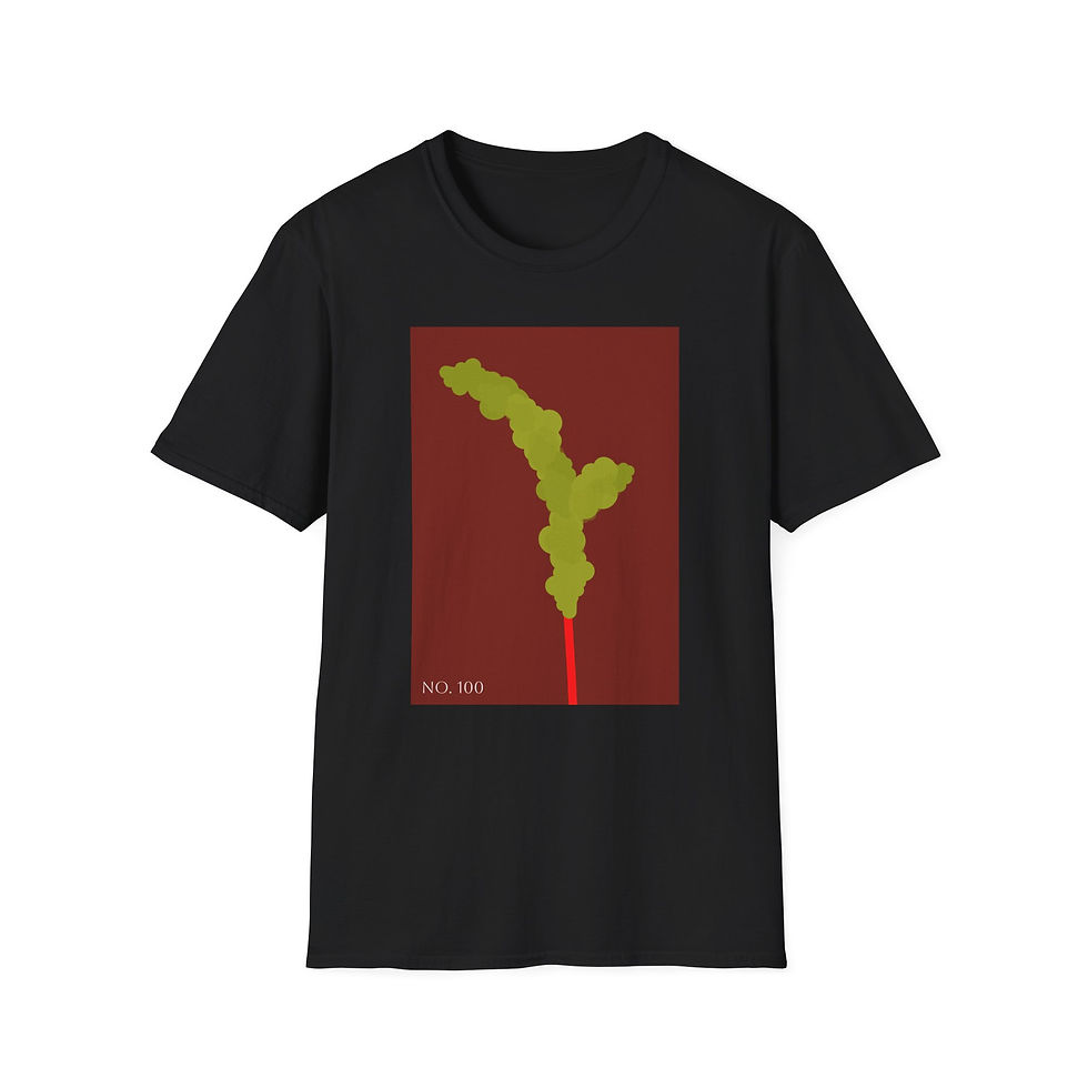 Thumbnail: No. 100 Botanical Stem Plant T-Shirt — Minimalist Floral Modern Abstract Artsy
