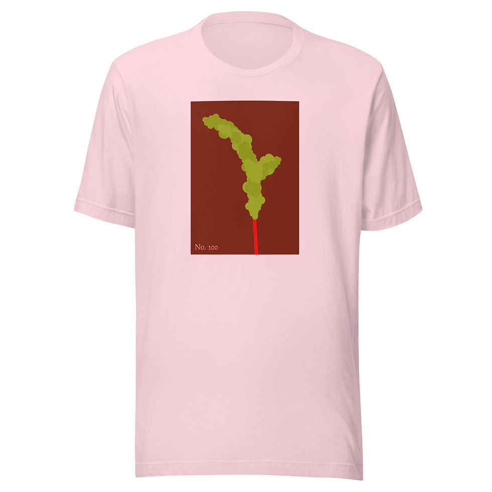 Thumbnail: No. 100 Bold Modern Botanical Floral Trendy T Shirt | Artistic Fashion Statement