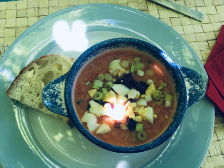 GASPACHO - Para as Refeições no Verão.