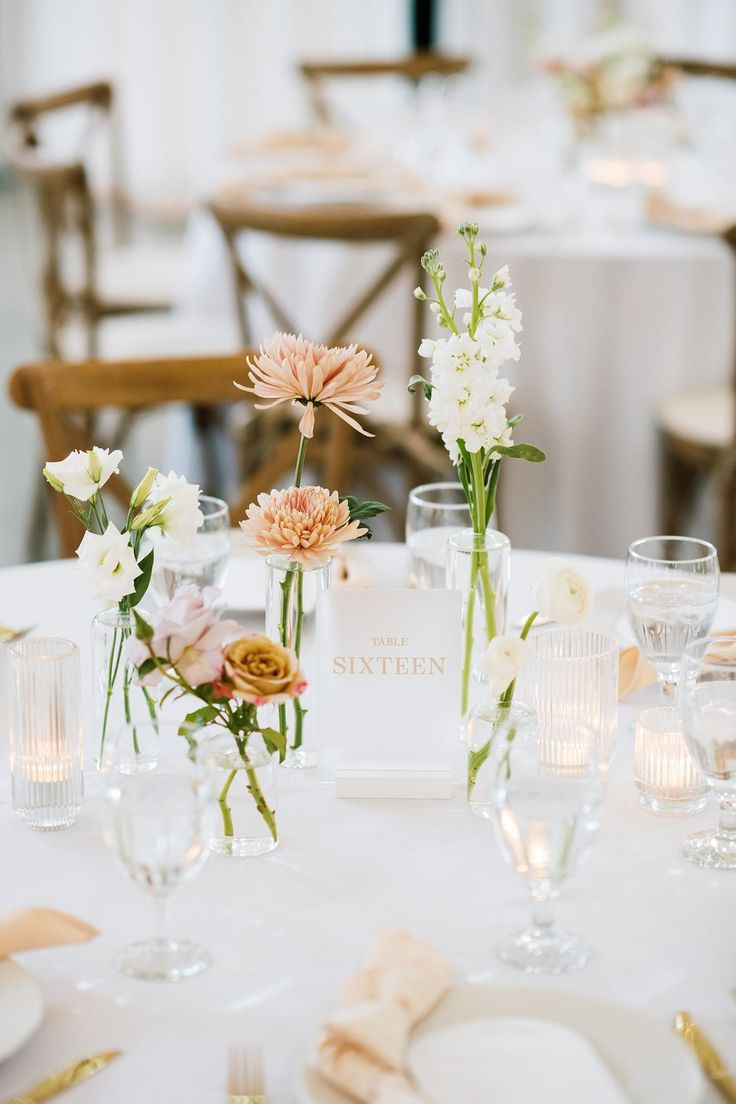 bud vases, wedding centerpieces 