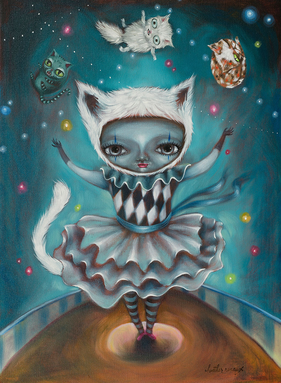 Circus Kitty Juggler