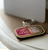 Wedding Favour Personalised Sardine Keyring