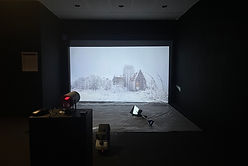 Ici, Installation, Musée Pierre Noel, 2024.