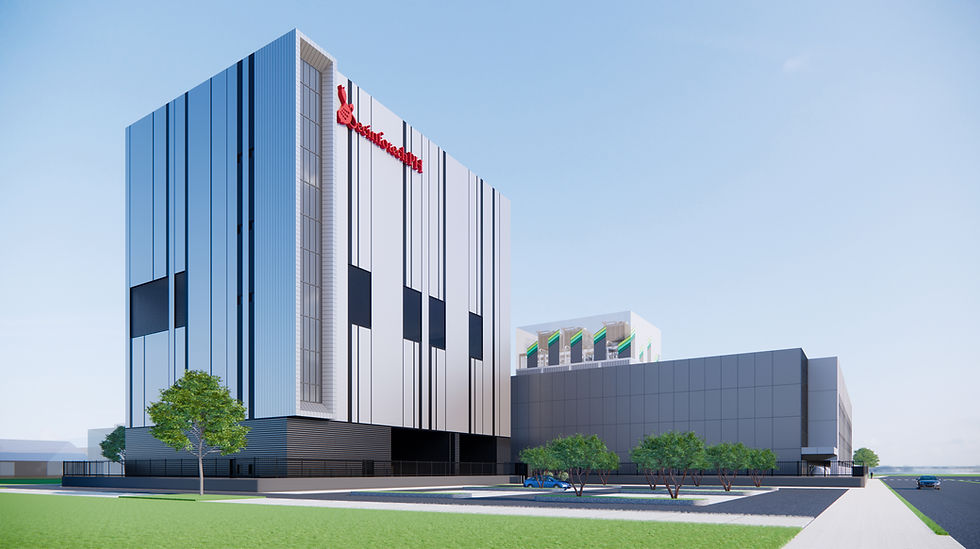 Rendering of the Beeinfotech PH HIVE Hybrid Data Center