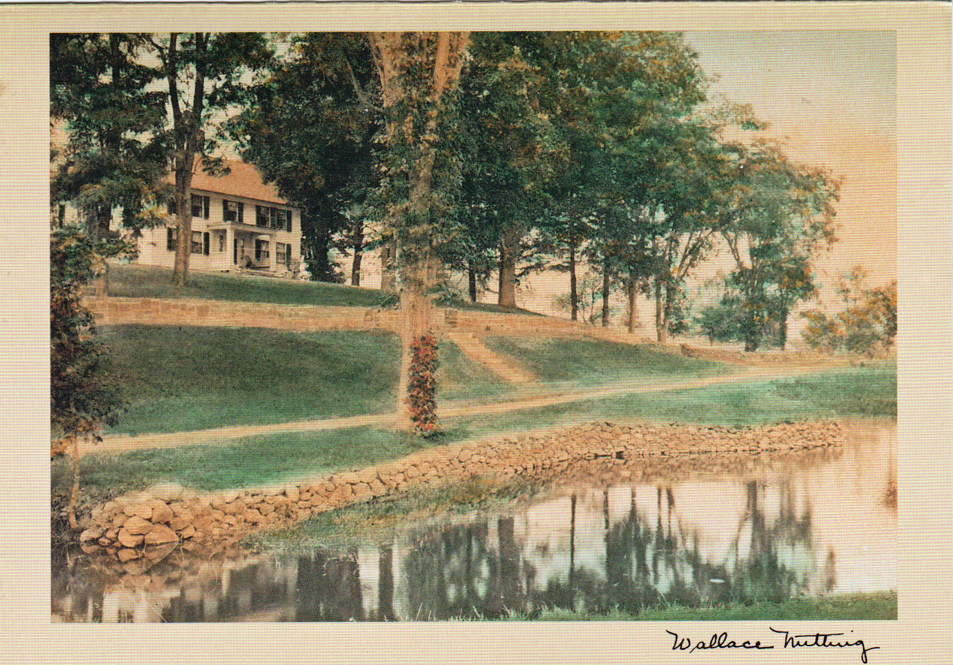 Wallace Nutting Overbrook Notecard