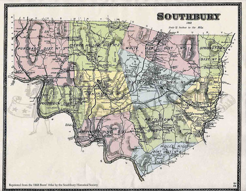 Southbury Beers Map 1868 File 