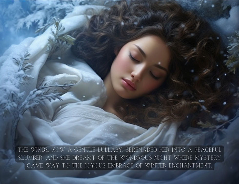 Enchanting Short Illustrated Story Frostbound Reverie: Chronicles of an Enchanted Night by Elara Marlowe