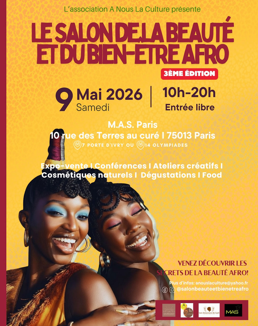 SALON. Salon de la Beauté & du Bien-Être Afro