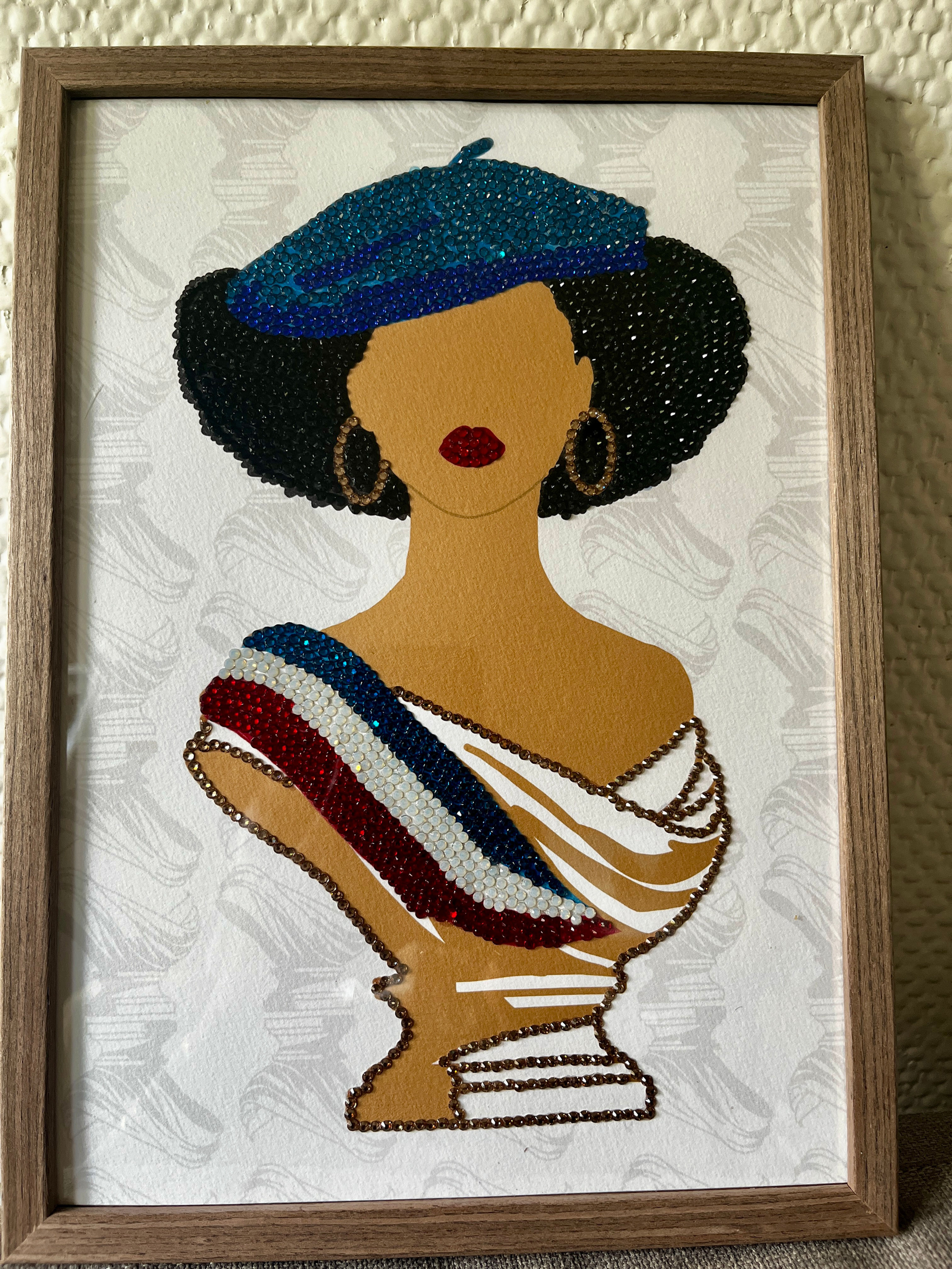 Tableau . La française à l’afro