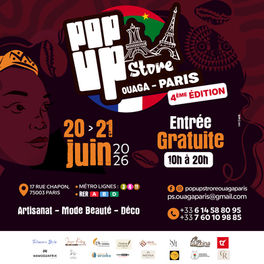 SALON . Pop up store Ouaga Paris